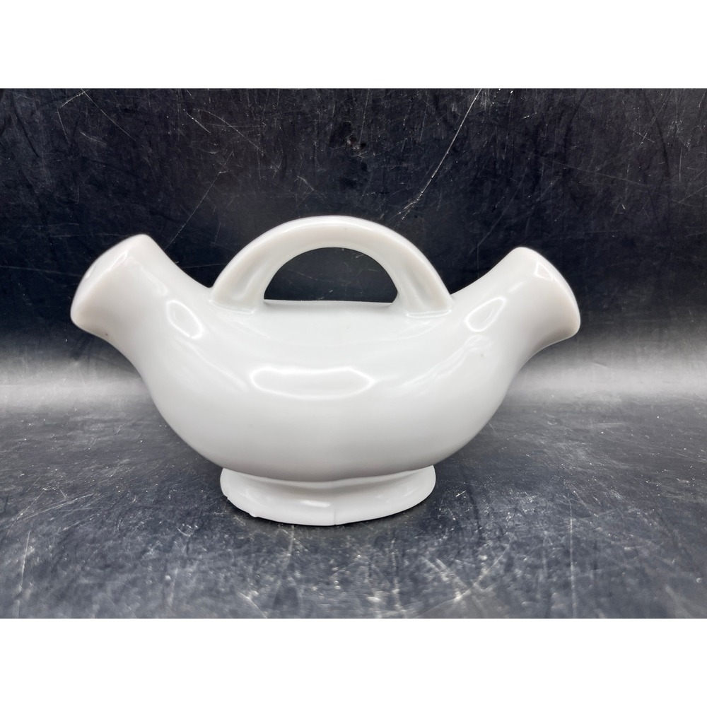 Double-Sided Salt‎ & Pepper Shaker Japan 4" Unique Vintage Porcelain
